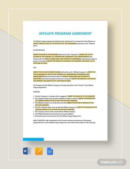 affiliate-program-agreement-template