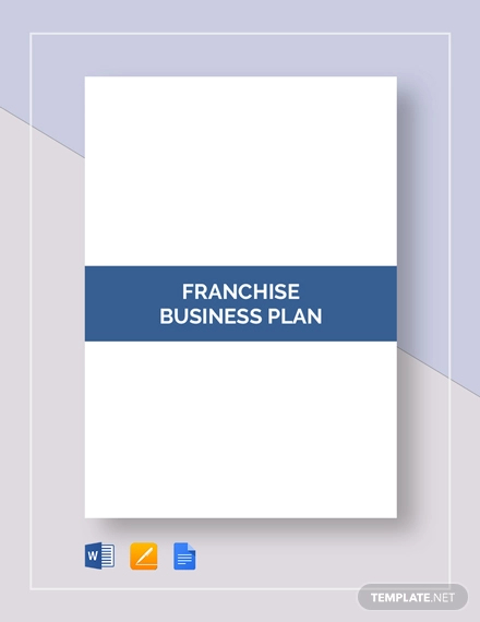 franchise business plan template