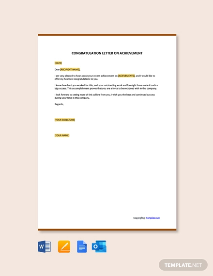 9+ FREE Real Estate Congratulations Letter Templates in PDF, Word ...