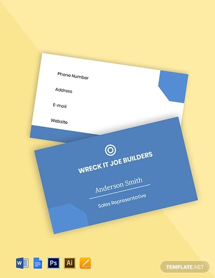 free-flat-real-estate-business-card-template