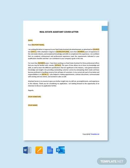 free-real-estate-assistant-cover-letter-template