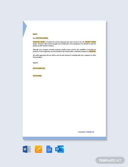 7+ Real Estate Rejection Letter Templates in PDF | MS Word | Pages