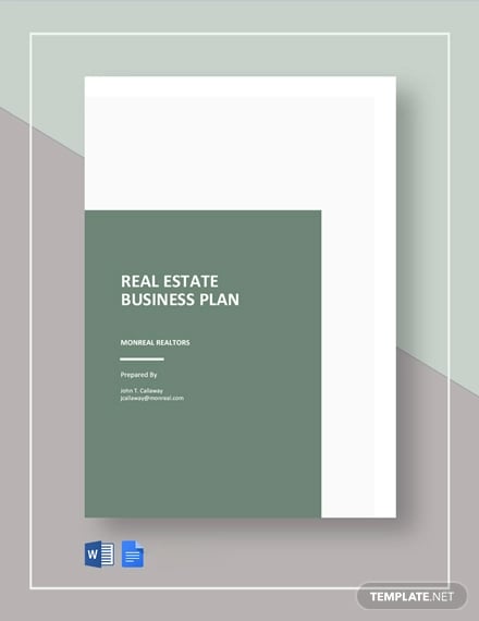 free-sample-real-estate-business-plan-template