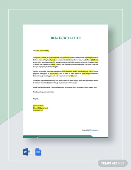 free-sample-real-estate-letter-template