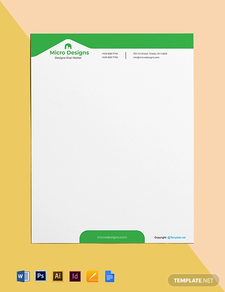 13 FREE Real Estate Letterhead Templates In AI InDesign Word 