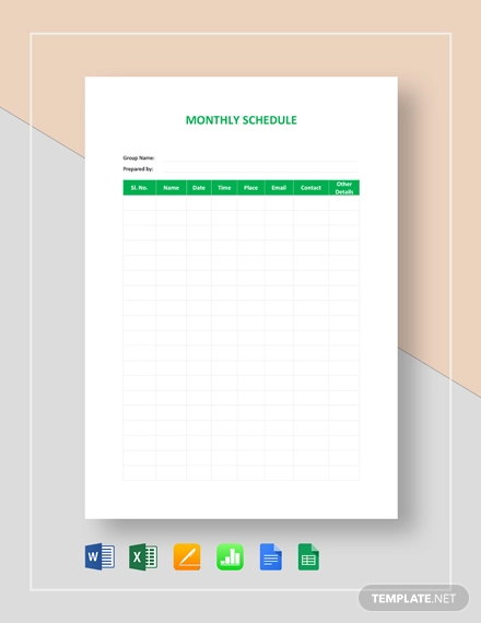 monthly-schedule-template