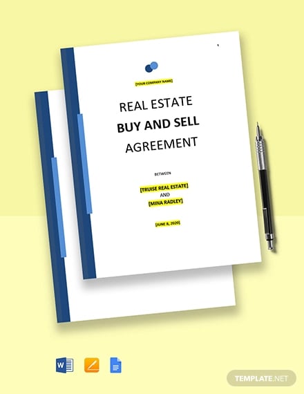 real-estate-buy-sell-agreement-template