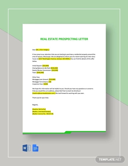 real-estate-prospecting-letter-template