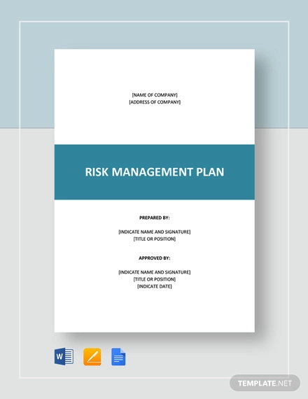 risk management plan template
