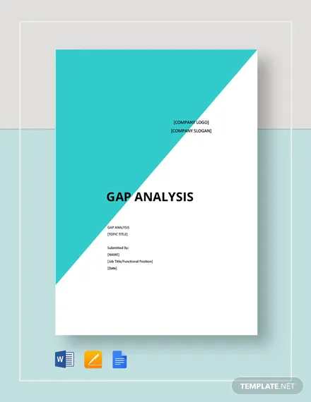 blank gap analysis template
