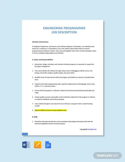Software Engineer Job Description: Guide, Examples, Templates – HVIV