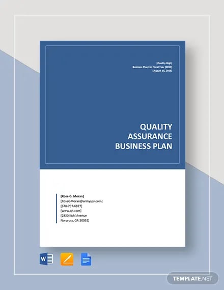 quality-assurance-business-plan-template