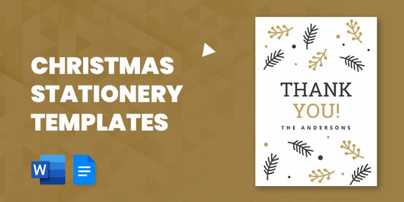 32+ Christmas Stationery Templates