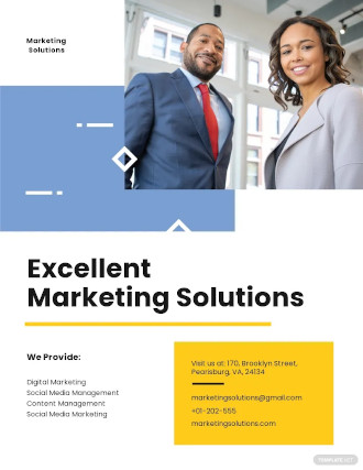 business proposal flyer template