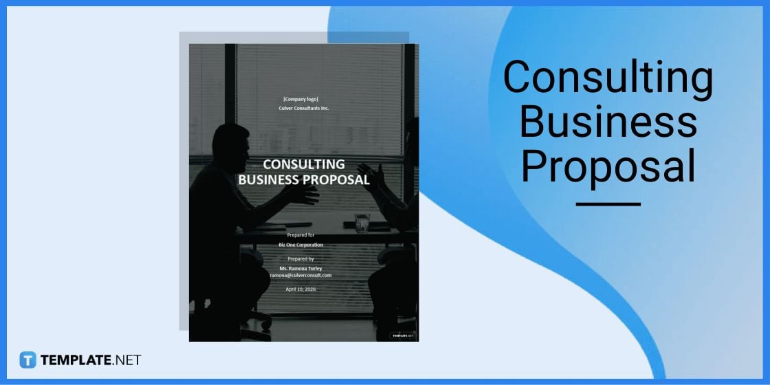 consulting business proposal template