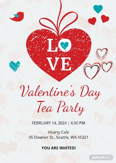 valentines day party invitation