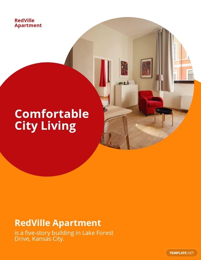 apartment rental pamphlet template
