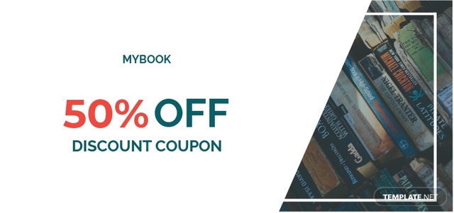book discount coupon template