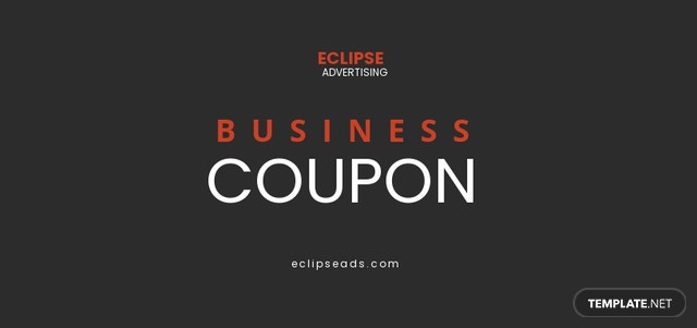 business coupons template