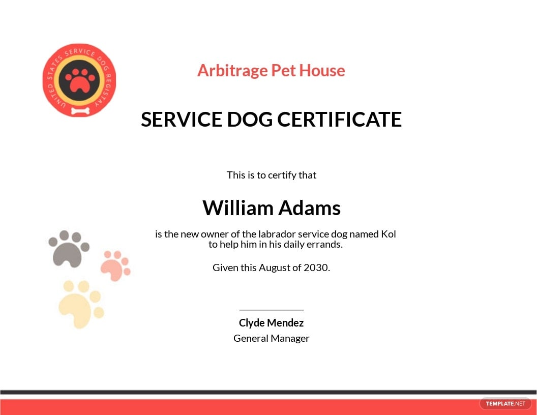 dog-certificate-template