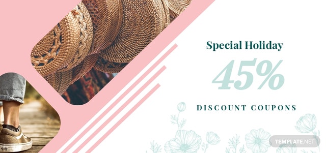 editable discount coupon template