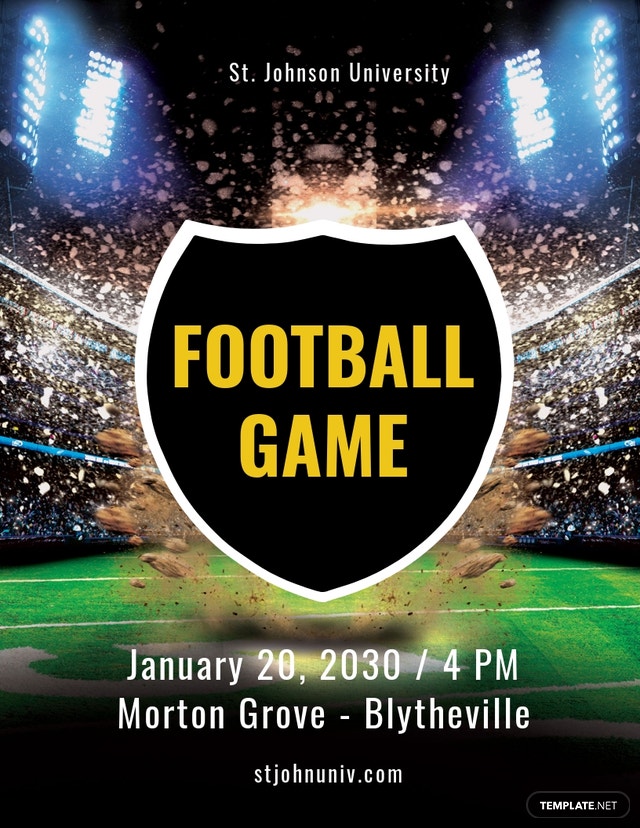 football-game-flyer-template