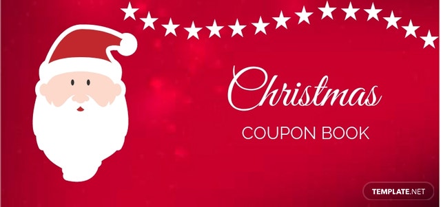 free christmas blank coupon template