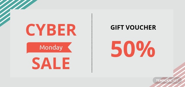 free cyber monday coupons template