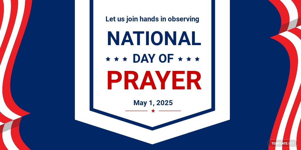 free national day of prayer twitter post template