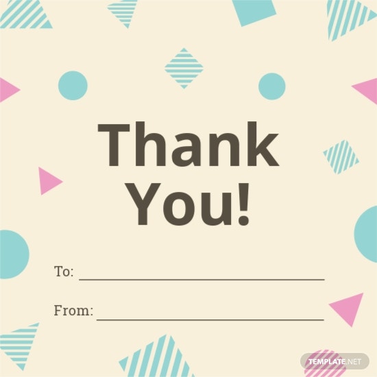 free thank you gift label template
