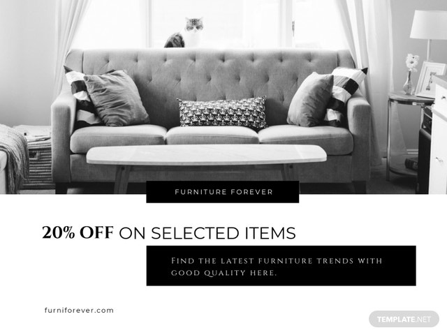 furniture facebook shop cover template