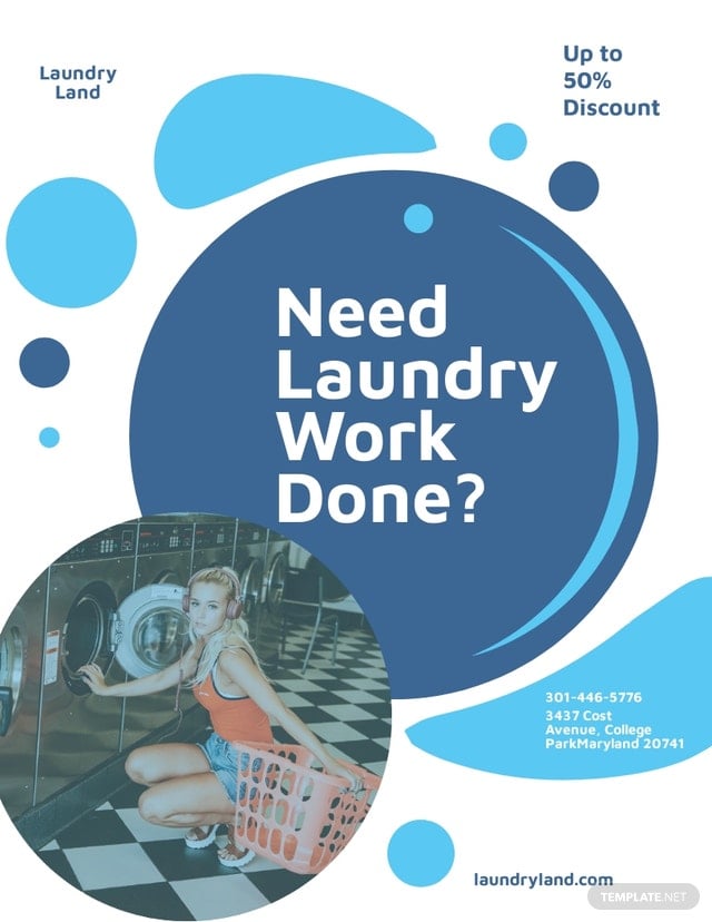 laundry pamphlet template