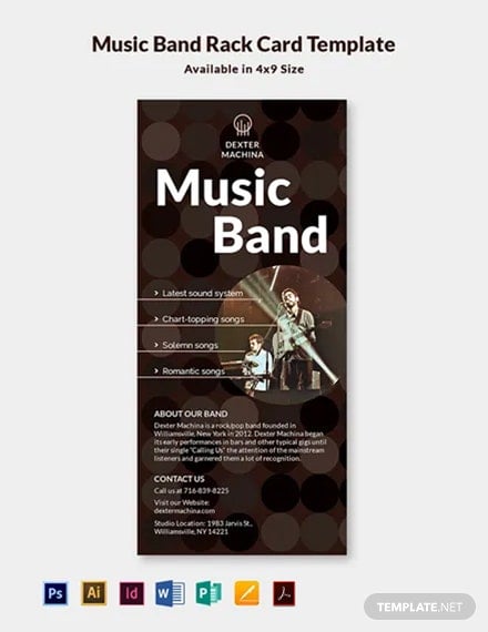 music-band-rack-card-template-1