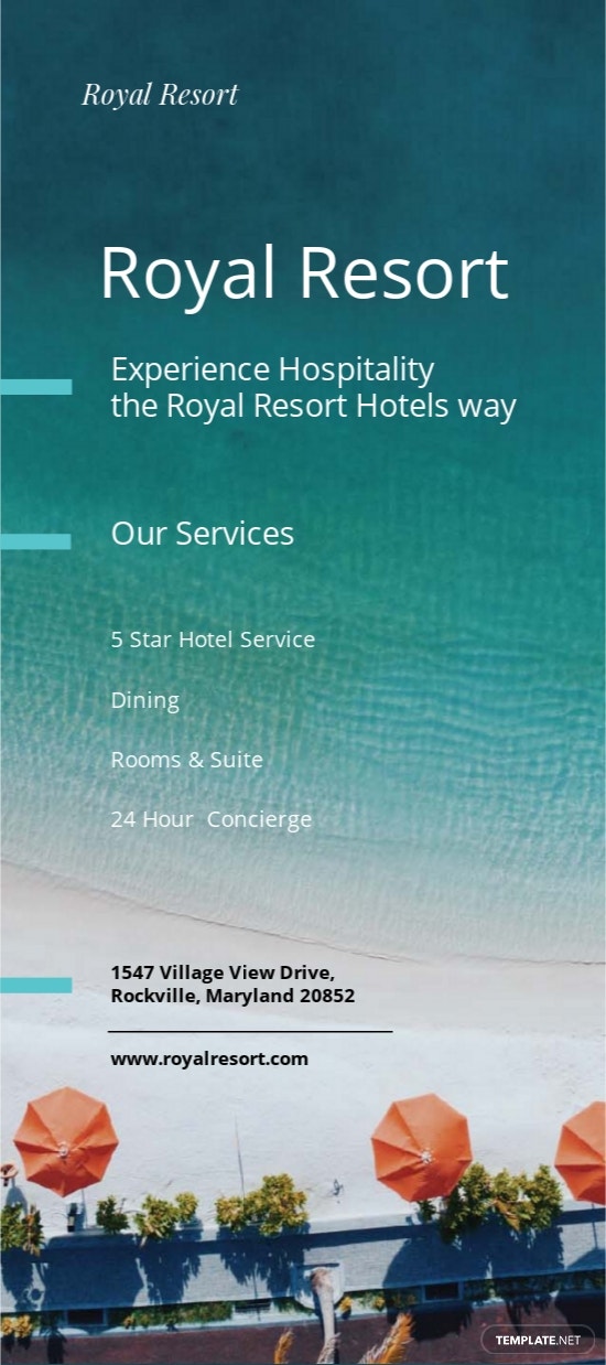 royal-resort-rack-card-template