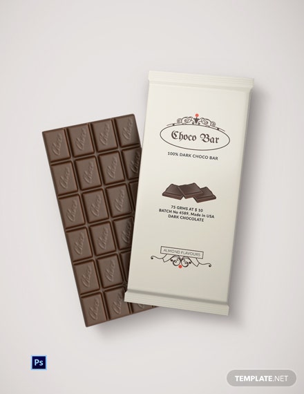 sample chocolate packaging