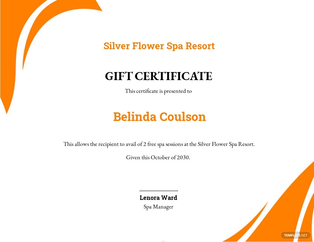 spa-business-gift-certificate-template