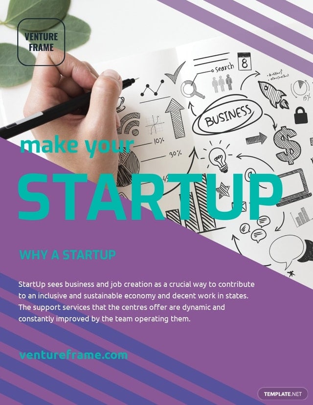 startup pamphlet template