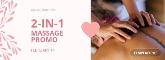 valentines day massage coupon template
