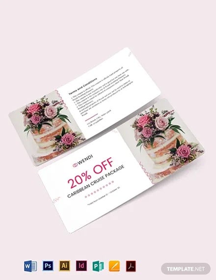 wedding planners coupon template