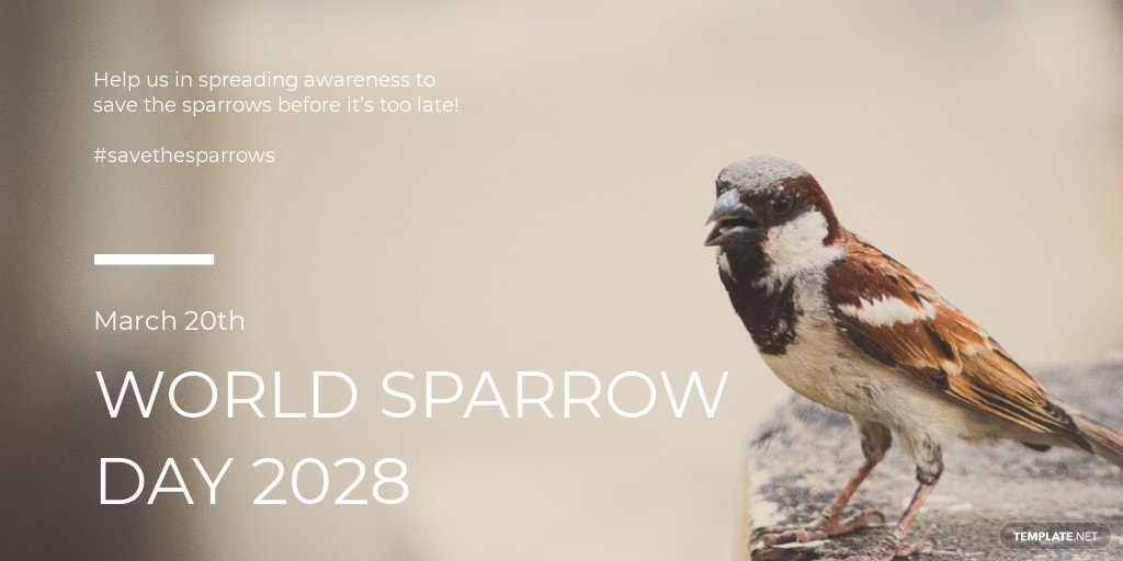 world sparrow day twitter post