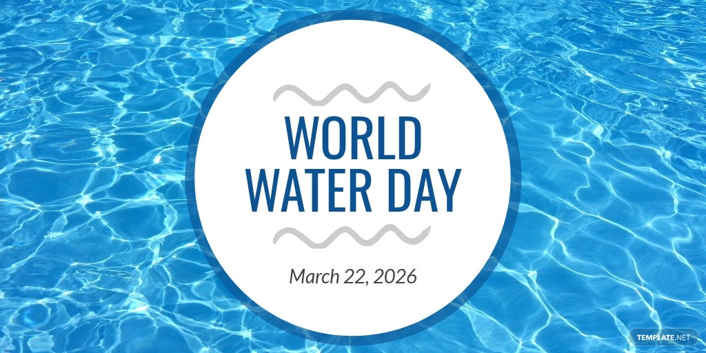 world water day twitter post