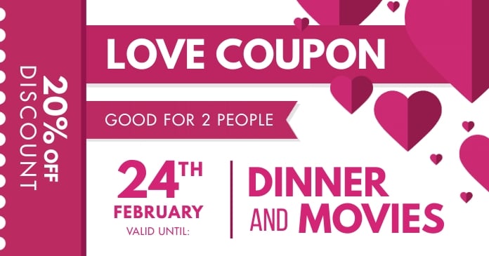 valentines day couples coupon facebook post design template ae4fb34a793d3704aaf9d5ebaf9231c