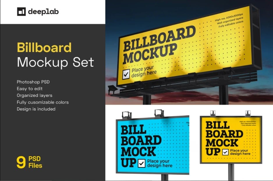advertising billboard mockup example