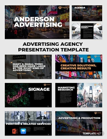 advertising agency presentation 15 slides template 440x570