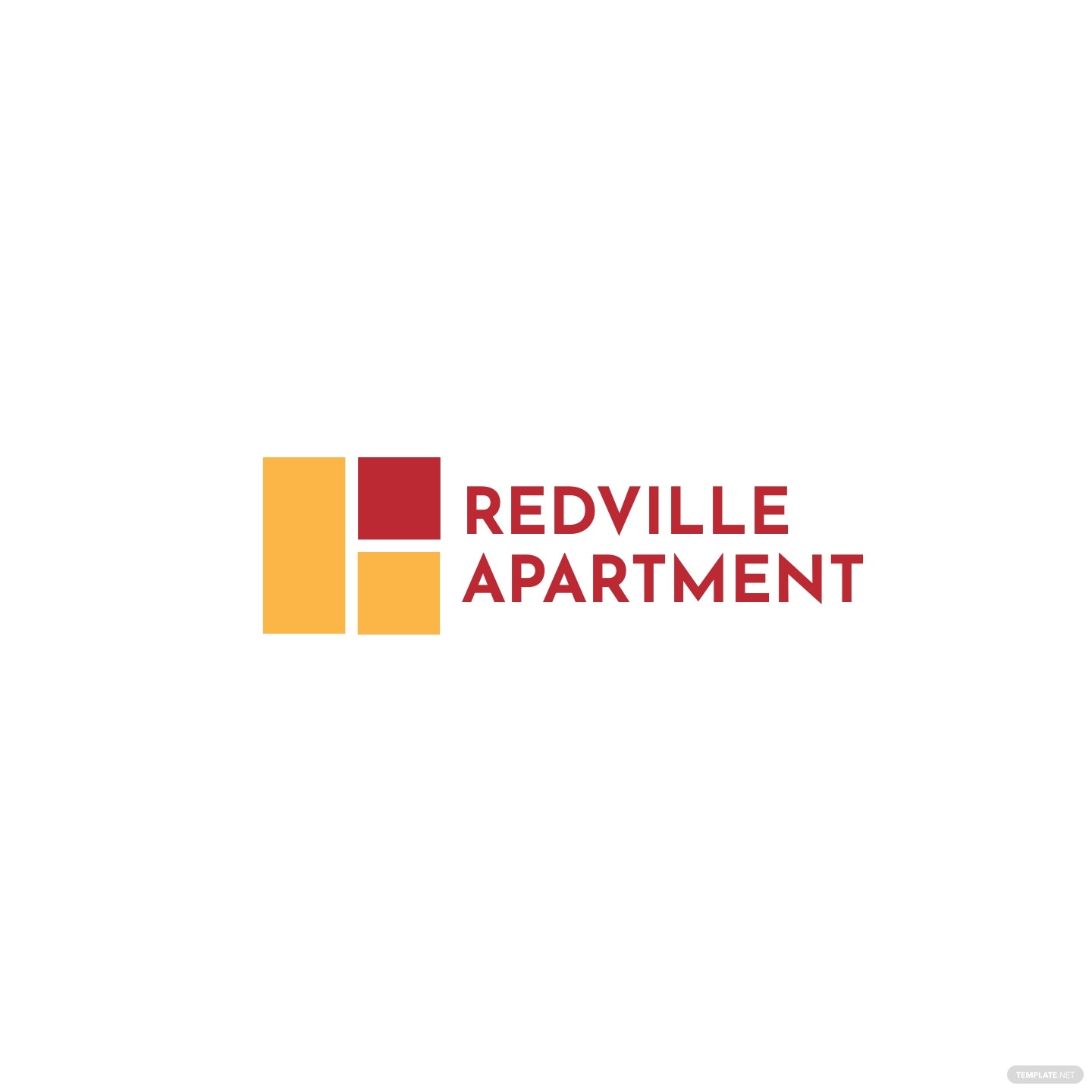 apartment rental logo template