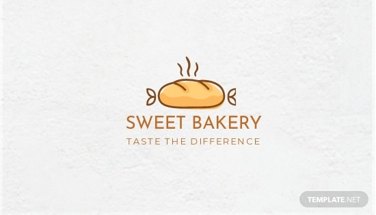 bakery business card template