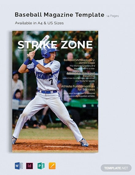baseball-magazine-template