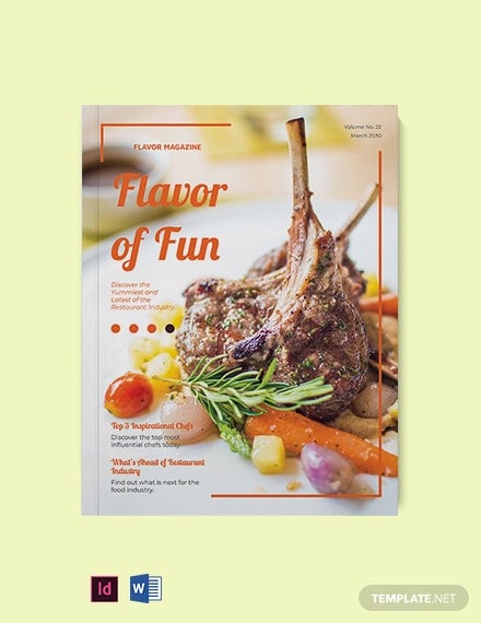 basic-restaurant-magazine-template