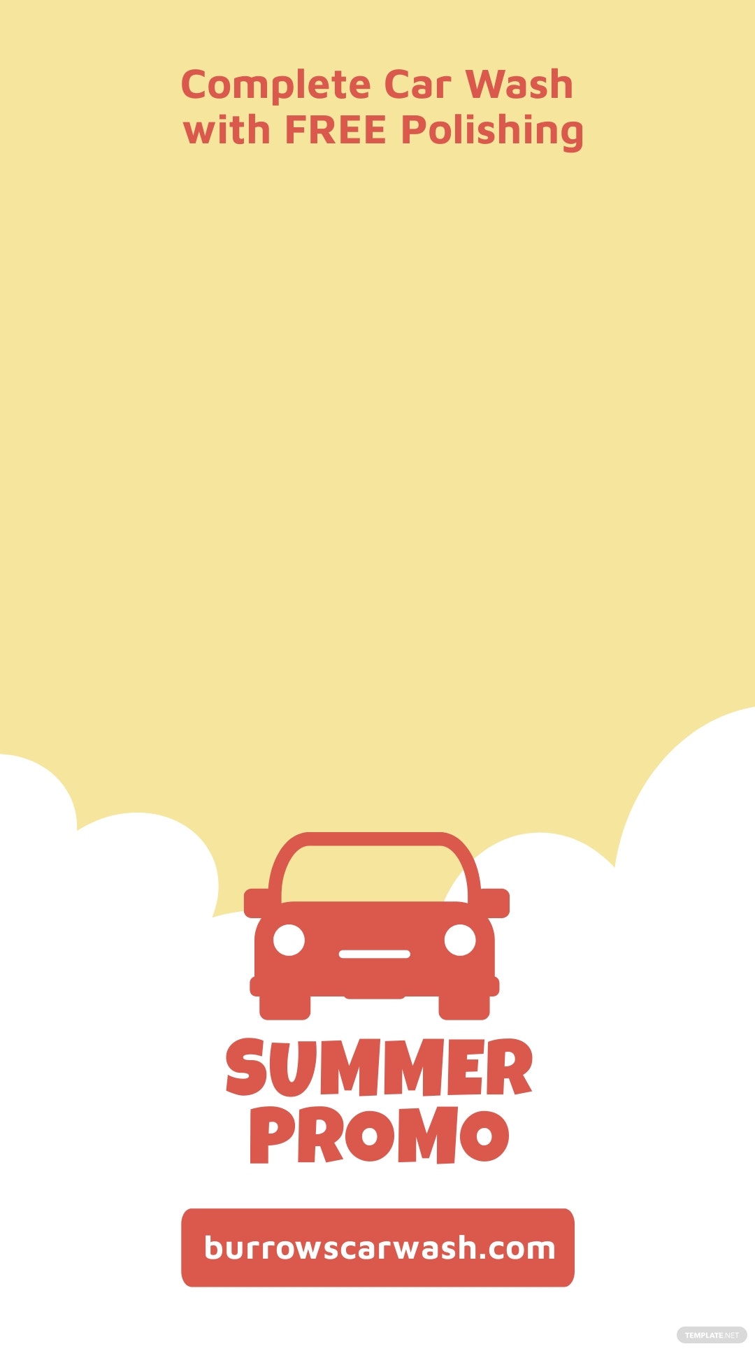 car wash promotion snapchat geofilter template