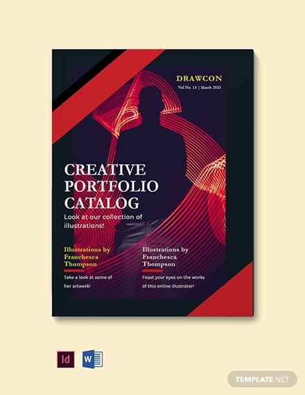 creative portfolio catalog template